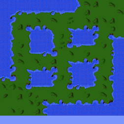 4 Lakes War minimap