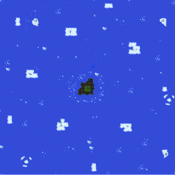 Caldera's Frozen Rim Replica minimap