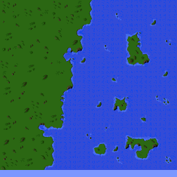 Coast and Islands minimap