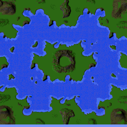 Crater Island minimap