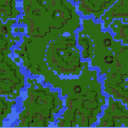 Crooked Creek minimap