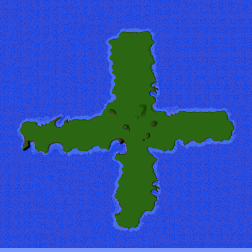 Green cross minimap