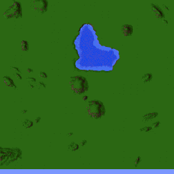 Hills and Pond minimap
