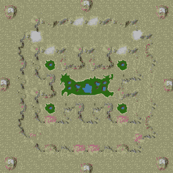 Hole in the Desert (alt build) minimap