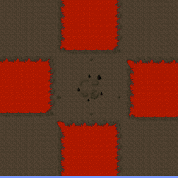 Minimap: Lava Corners (Large)