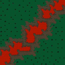 Minimap: Lush Lava River