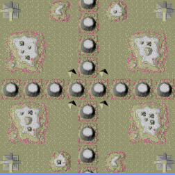 The Four Pyramids minimap
