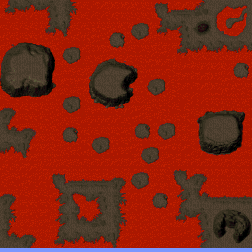 The Sea of Fire minimap