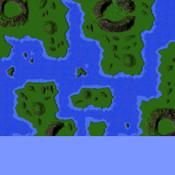 Crater Islands minimap