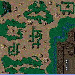 Planet Battle Zone Minor minimap