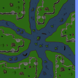 Tropical Island Wars minimap