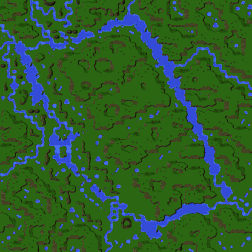 Bowron Lakes minimap