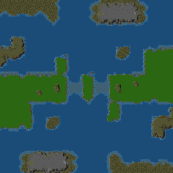 Opposing Continents minimap