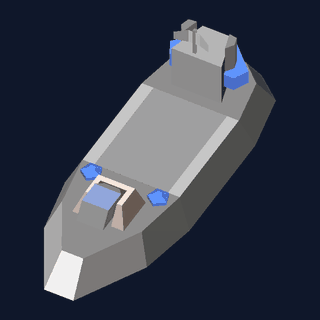 Missile Frigate animation